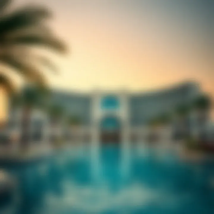 Architectural marvel of a hotel on Dubai's World Islands