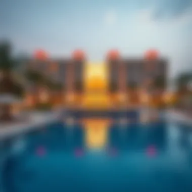 Luxurious hotel resort on the World Islands