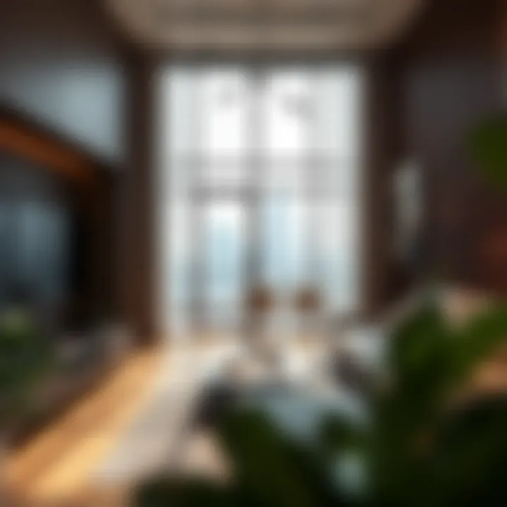 Innovative interior design of a contemporary living space in Dubai