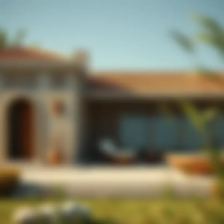 Sustainable materials used in Falah housing construction