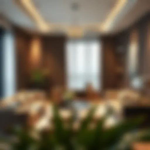 Organized Furniture in Modern Living Spaces Well-organized furniture arrangement in a modern Dubai apartment