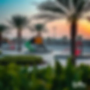 Community park in Halwan equipped with recreational facilities