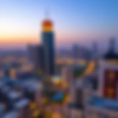 Impact of Hamdan Al Sayyah Tower on surrounding urban landscape