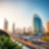 Dubai skyline featuring modern architecture