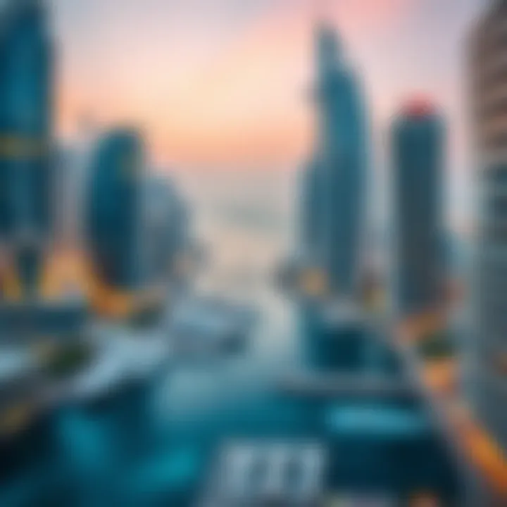 Breathtaking Views of Dubai Marina Vibrant surroundings of Dubai Marina