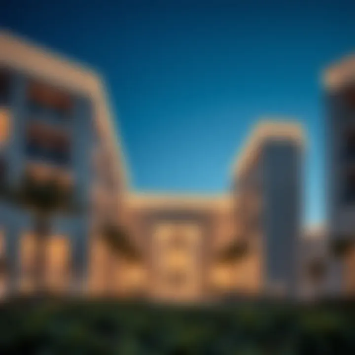 Architectural Beauty of Manazil Al Barsha 02 Architectural view of Manazil Al Barsha 02