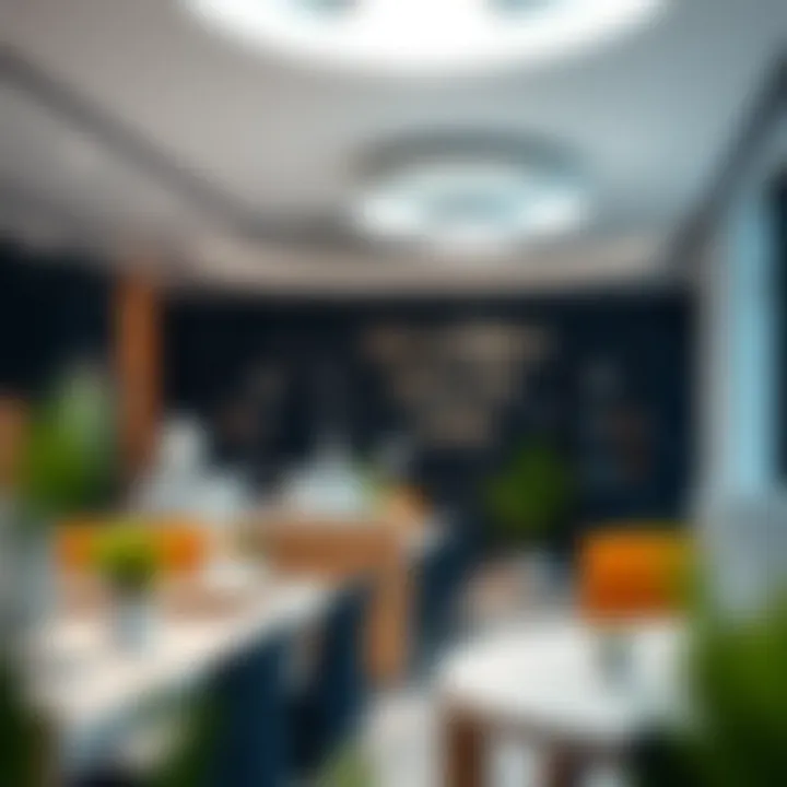 A welcoming office environment with motivational elements