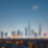 Stunning skyline view of Dubai showcasing residential areas