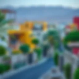 Vibrant neighborhood view of Nad Al Hamar