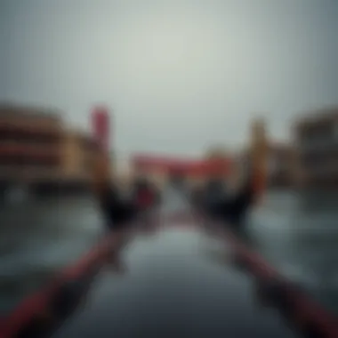 Historical illustration of abra service in Dubai