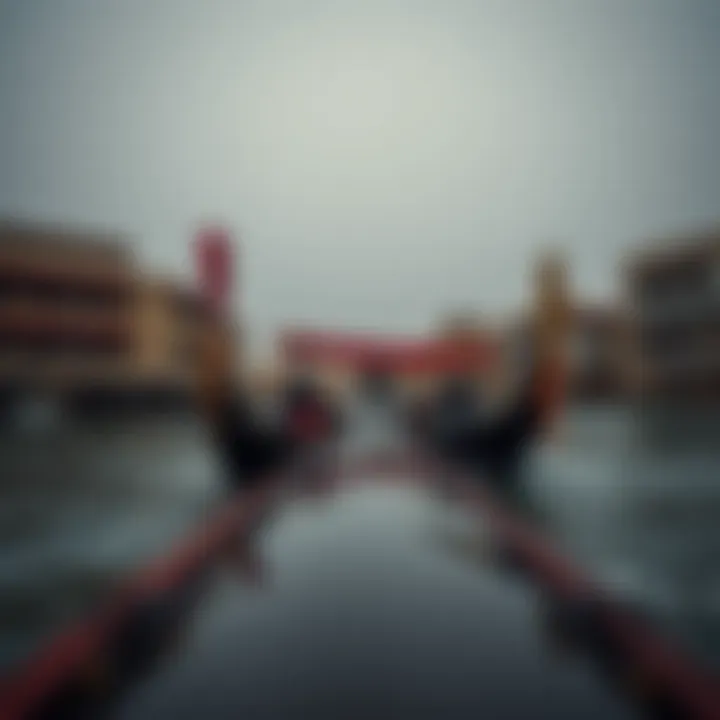 Historical illustration of abra service in Dubai