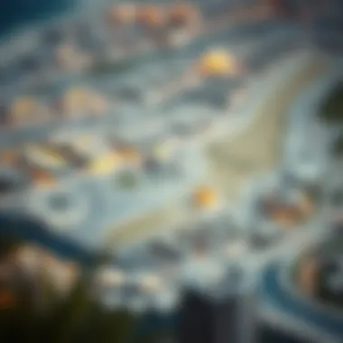 Map showcasing key areas in Dubai's real estate market