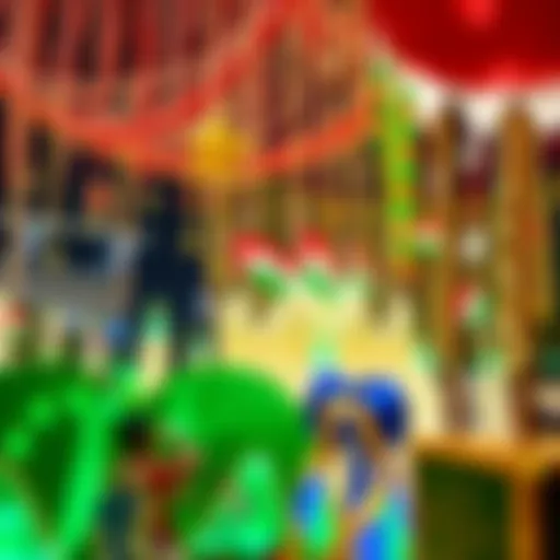 Celebratory decorations for UAE National Day