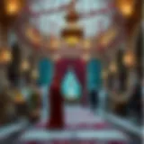 Traditional Emirati decoration during public holidays
