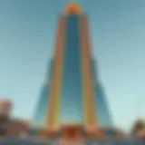 Stunning architectural facade of Sahara Tower