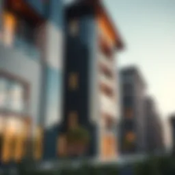 Stunning architectural view of Serena Dubai properties showcasing modern designs