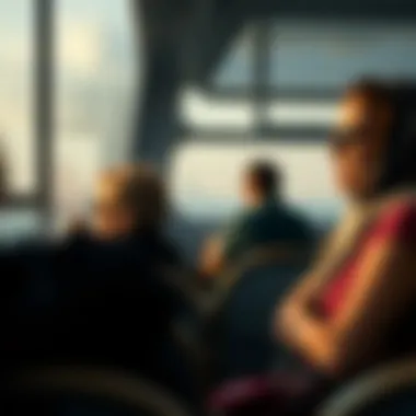Passengers enjoying the scenic views aboard the ferry