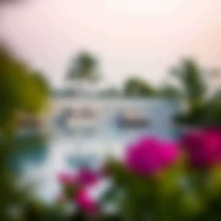 Serenity at the Poolside Retreat Lavish swimming pool surrounded by lush greenery at Sobha Hartland Waves