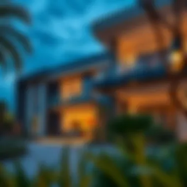 Architectural Elegance at Sobha Hartland Waves Luxurious exterior view of Sobha Hartland Waves showcasing modern architecture