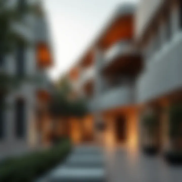 Modern Architectural Designs on Street of the Farmer Modern architectural designs that characterize the Street of the Farmer