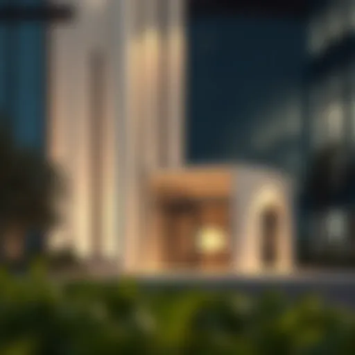 Tasjeel Al Mankhool office exterior showcasing modern architecture