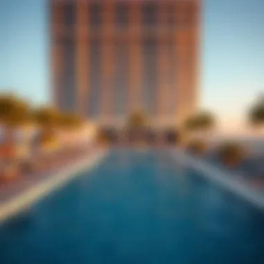 Luxury Amenities Around the Pool Luxury amenities surrounding the infinity pool