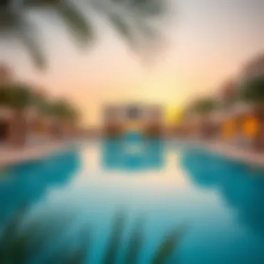 Luxurious amenities including a swimming pool and recreational areas