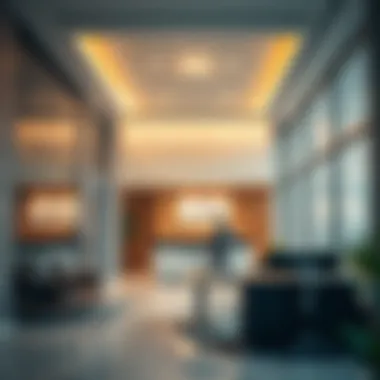 Customer Service Area Inside ADDC Office Interior of ADDC office highlighting customer service area