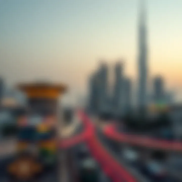 Infographic highlighting the infrastructure in Dubai Silicon Oasis