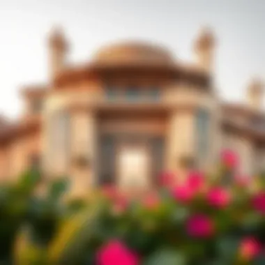 Luxury Living on The World Islands Luxurious villa on one of The World Islands highlighting opulence