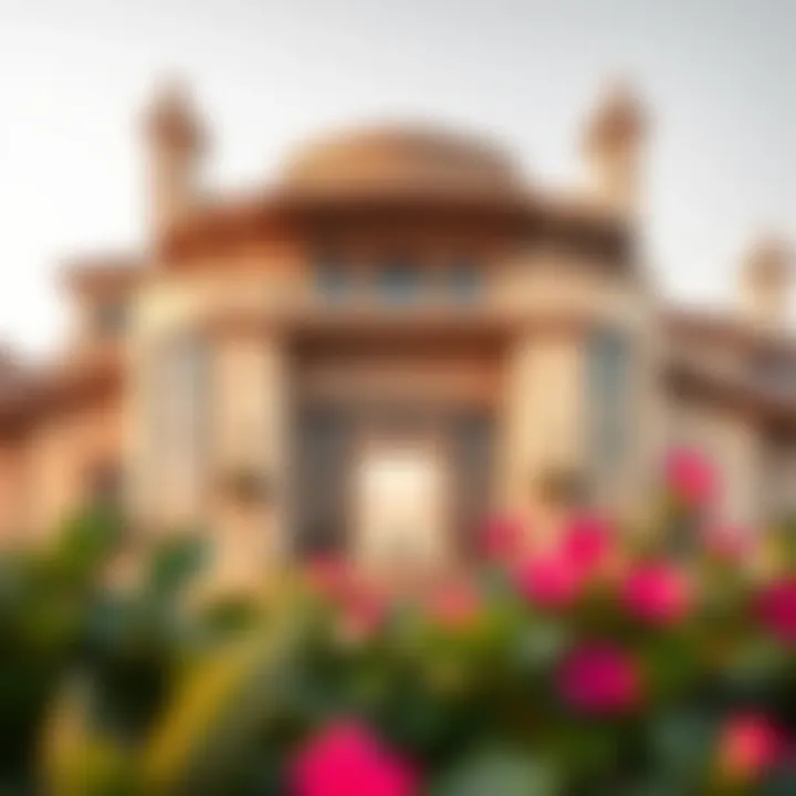 Luxury Living on The World Islands Luxurious villa on one of The World Islands highlighting opulence