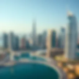 An overview of Dubai's skyline with iconic buildings symbolizing real estate investment.