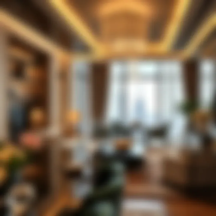 Luxury Living: The Benefits of Residency in Dubai A luxurious apartment interior indicating the lifestyle benefits of residency.