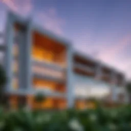 Stunning exterior view of Vida Residences The Hills