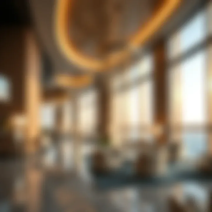Luxury Interior of W Tower Interior design elements highlighting luxury within the W Tower
