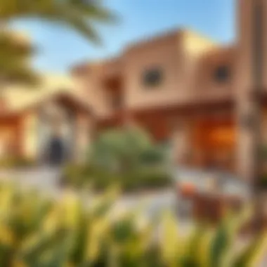 Vibrant community spaces in Wadi Al Safa Seven